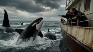 Orcas Target Commercial Ships in North Atlantic Using Coordinated Assault Tactics