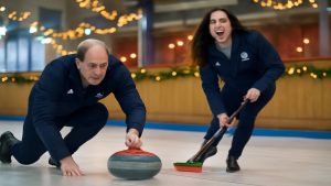 Prince and Princess of Wales Face Off in Curling as Ice Shows Battle Scars